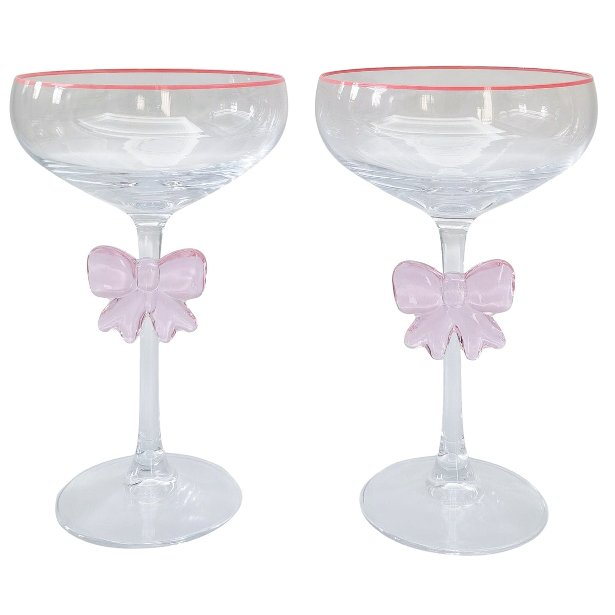 Urban Products 18cm Kaya Bow Coupe Glass Set of 2 Urban Products