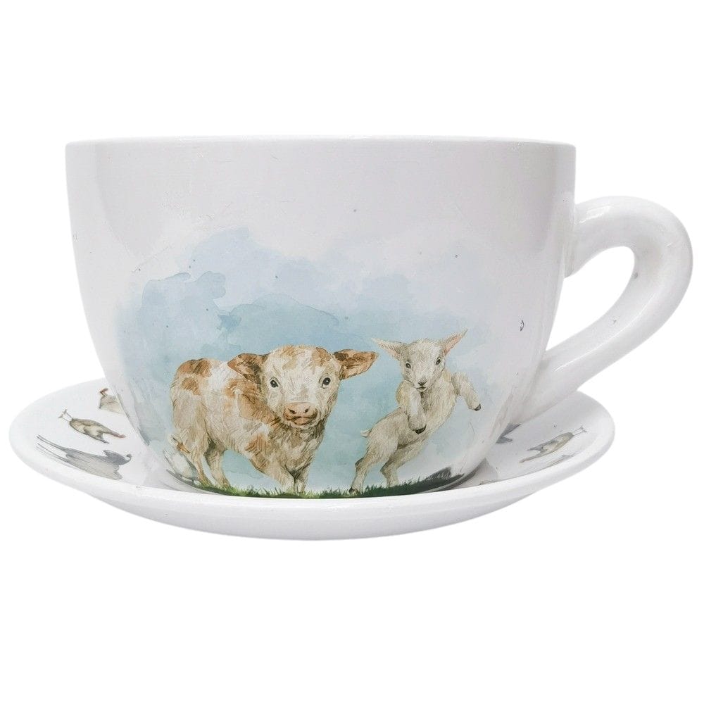 Urban Products Highland &amp; Friends Tea Cup Planter Urban Products
