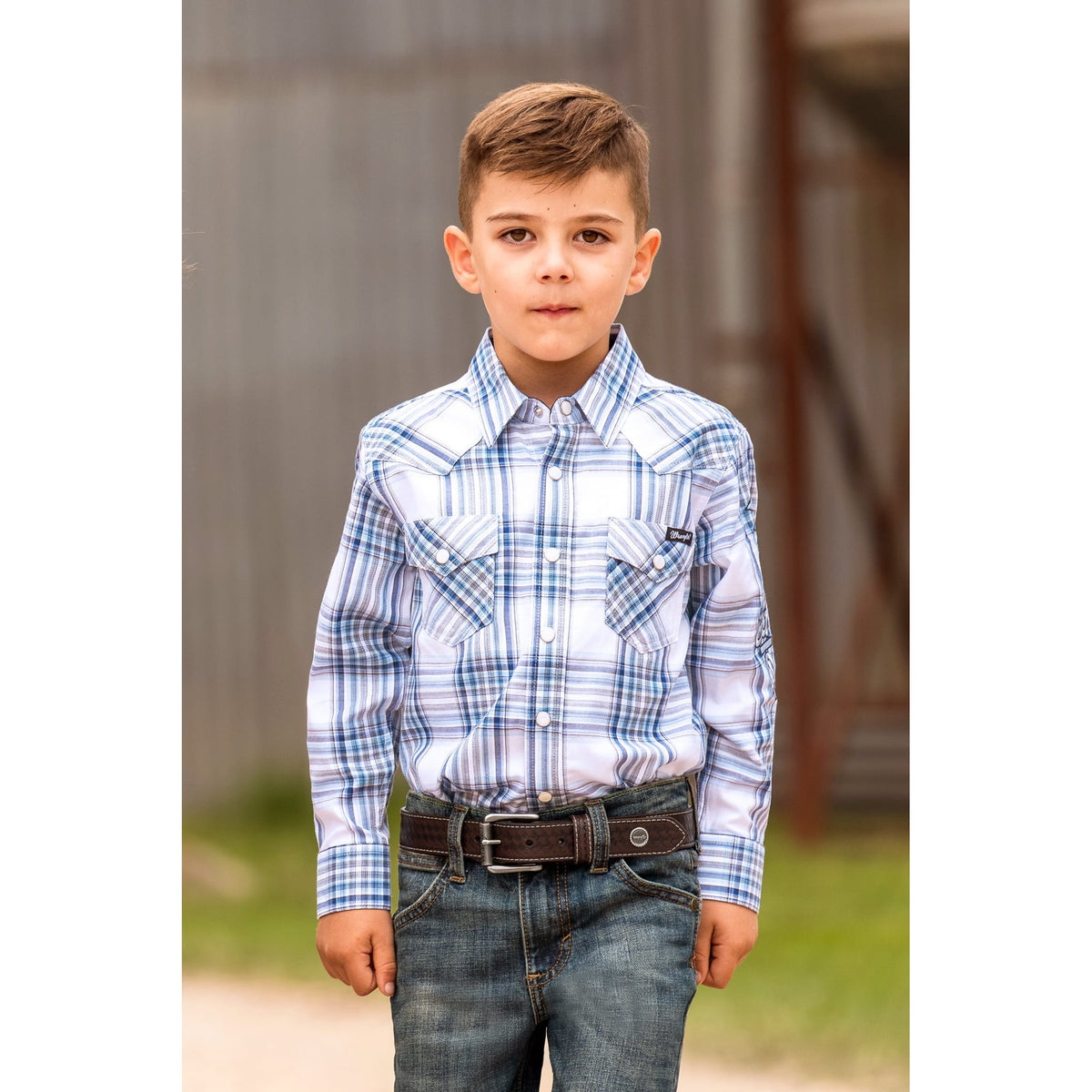 Wrangler Boy's Denny Western Belt Wrangler
