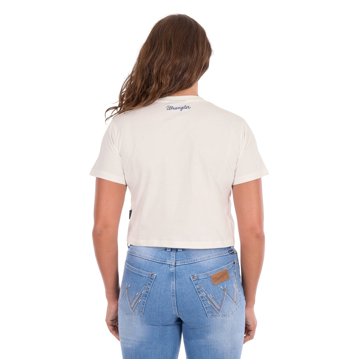 Wrangler Women's Cindy Crop Short Sleeve Tee Wrangler