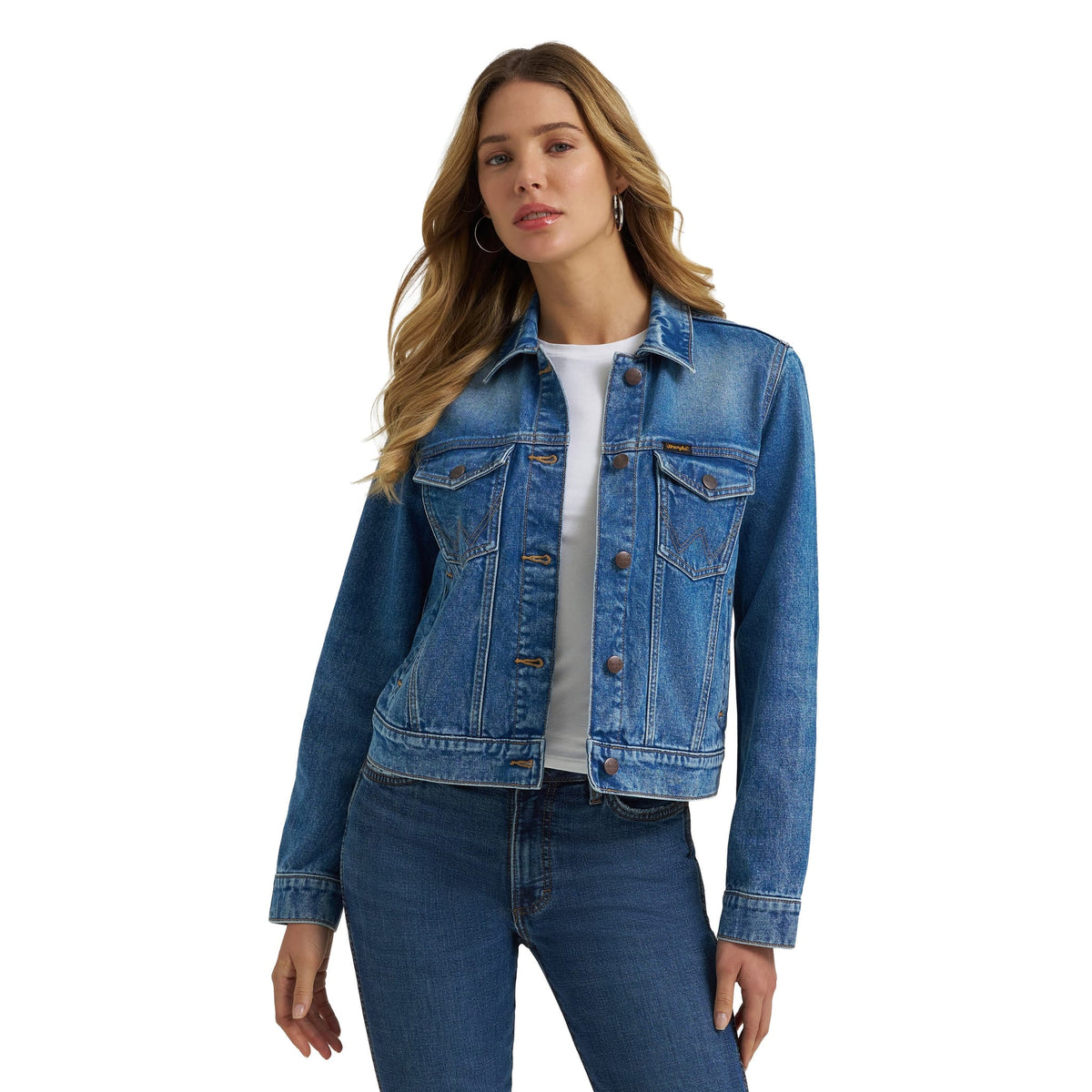 Wrangler Women's Classic Unlined Denim Jacket Wrangler