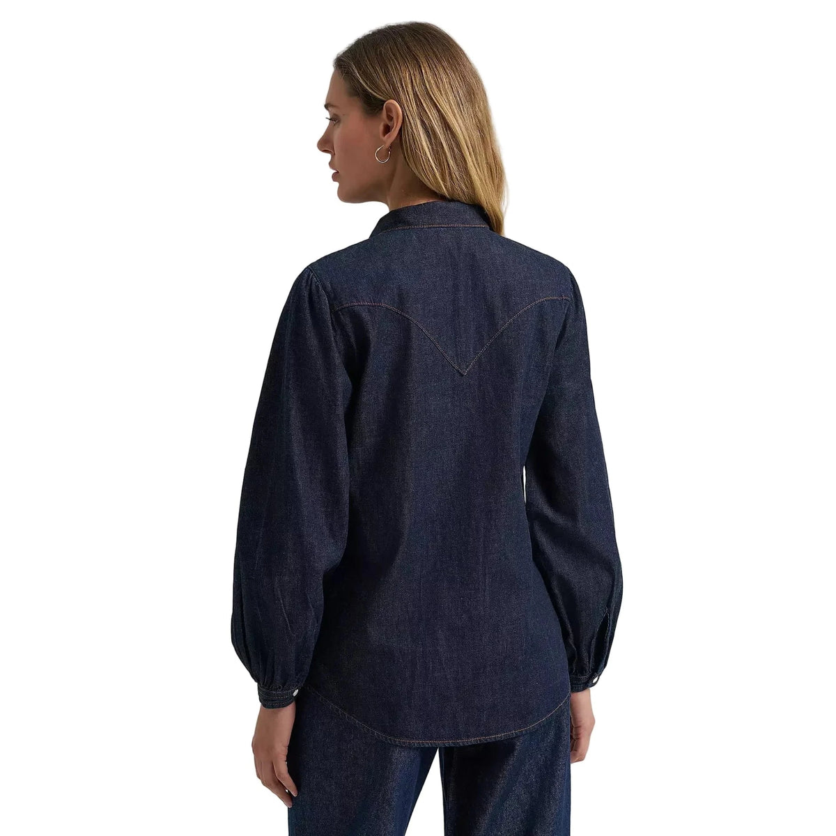 Wrangler Women's Denim Bow Snap Shirt Wrangler
