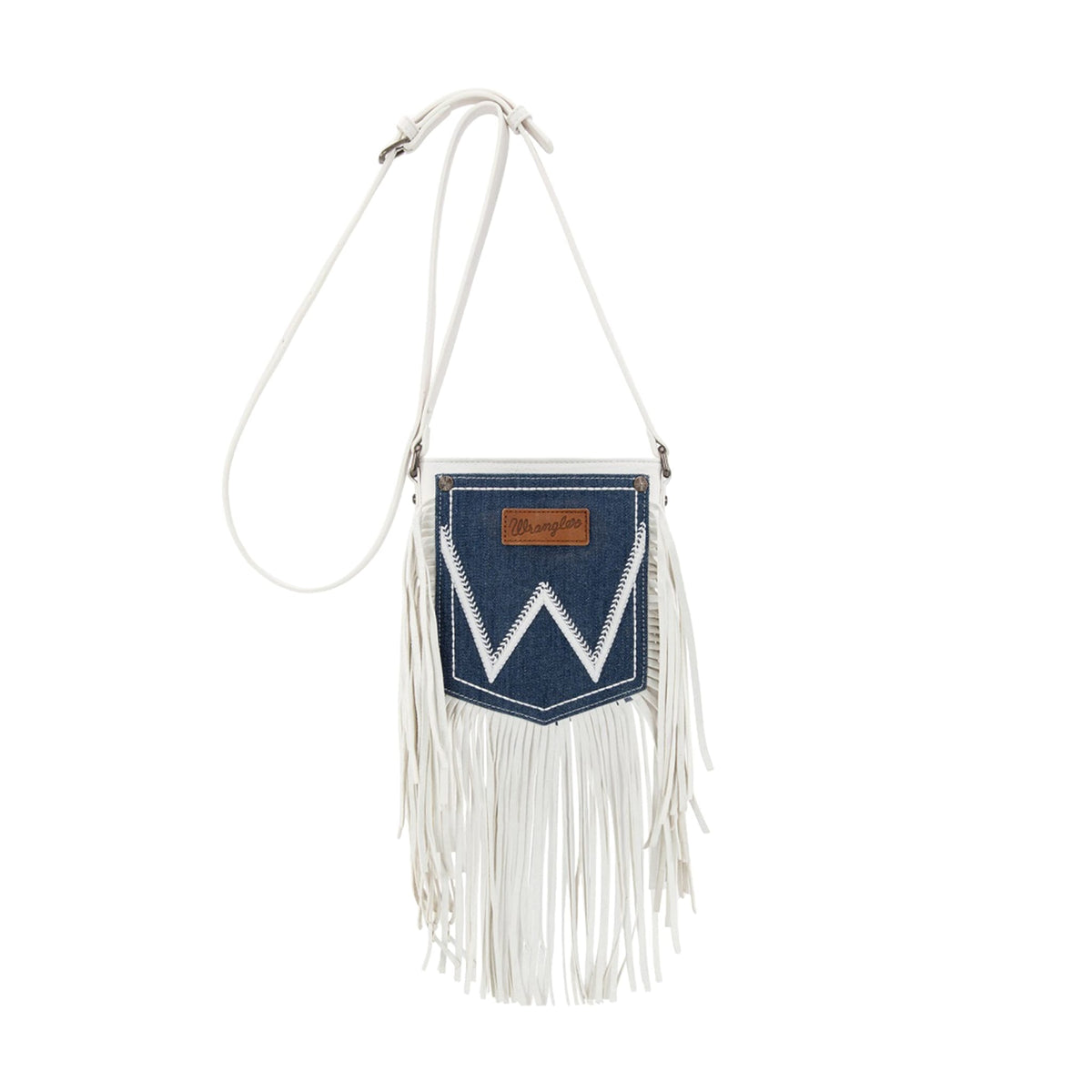 Wrangler Women's Denim Pocket Fringe Bag Wrangler