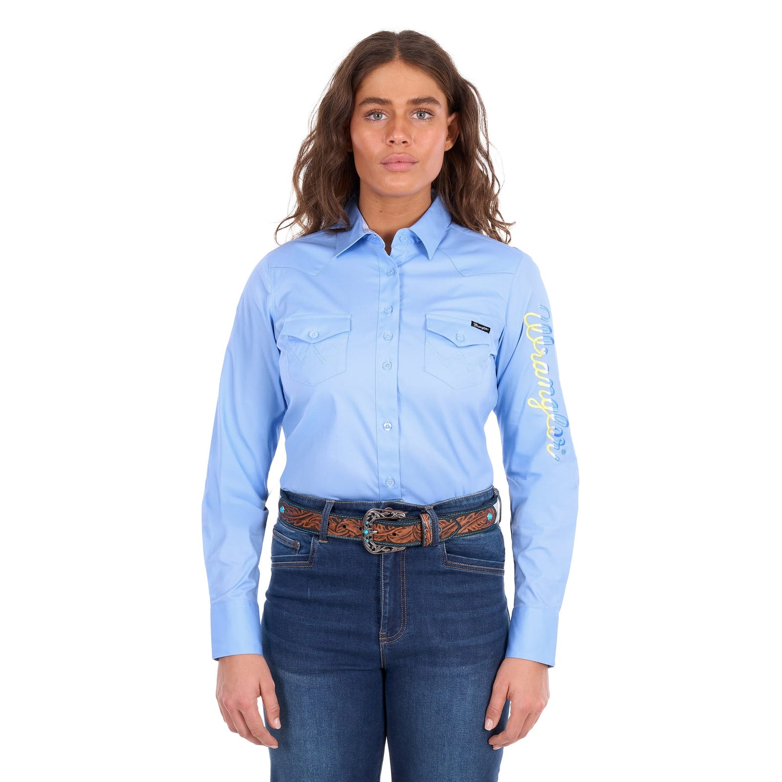 Wrangler Women's Hazel Logo Western Shirt Wrangler
