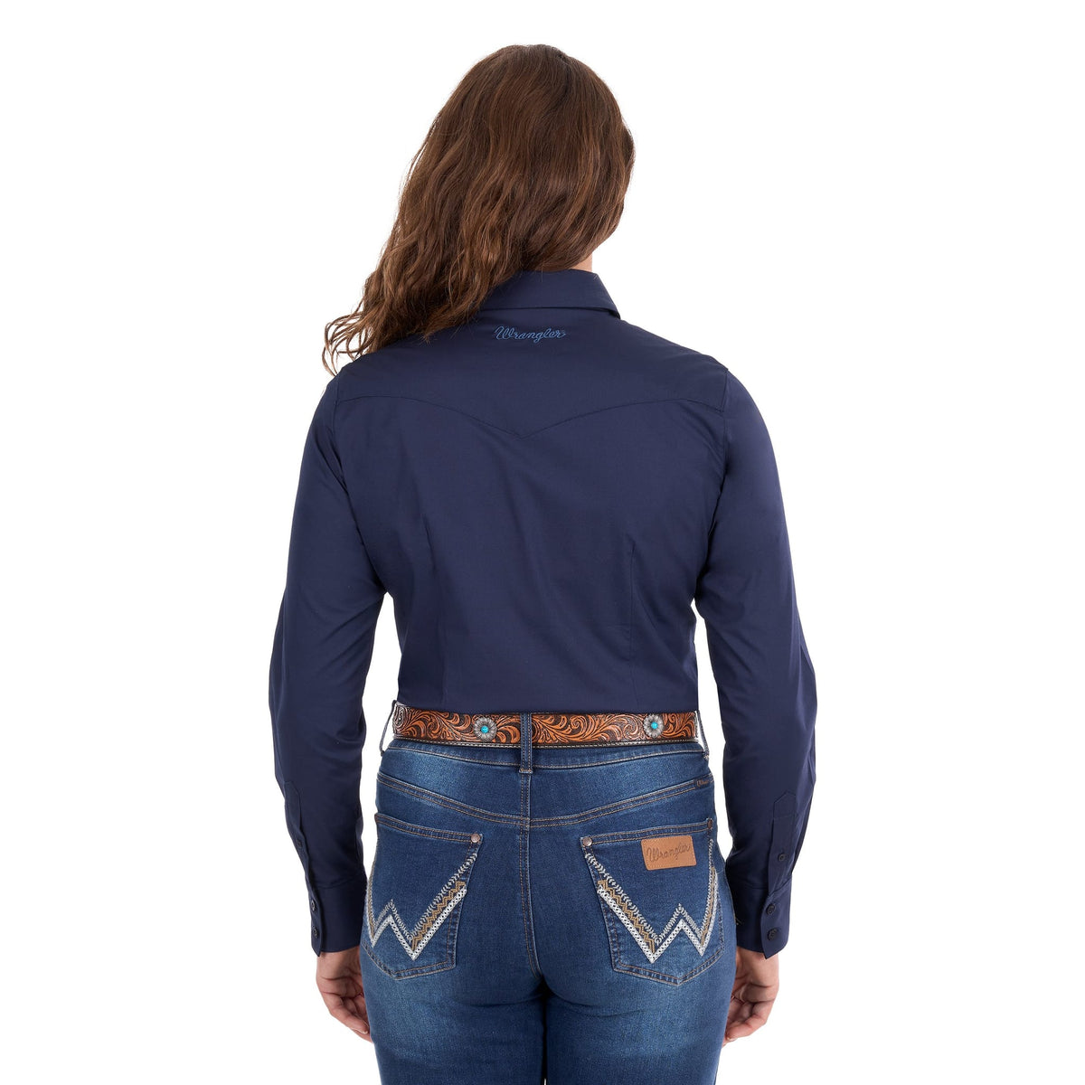 Wrangler Women's Hazel Logo Western Shirt Wrangler