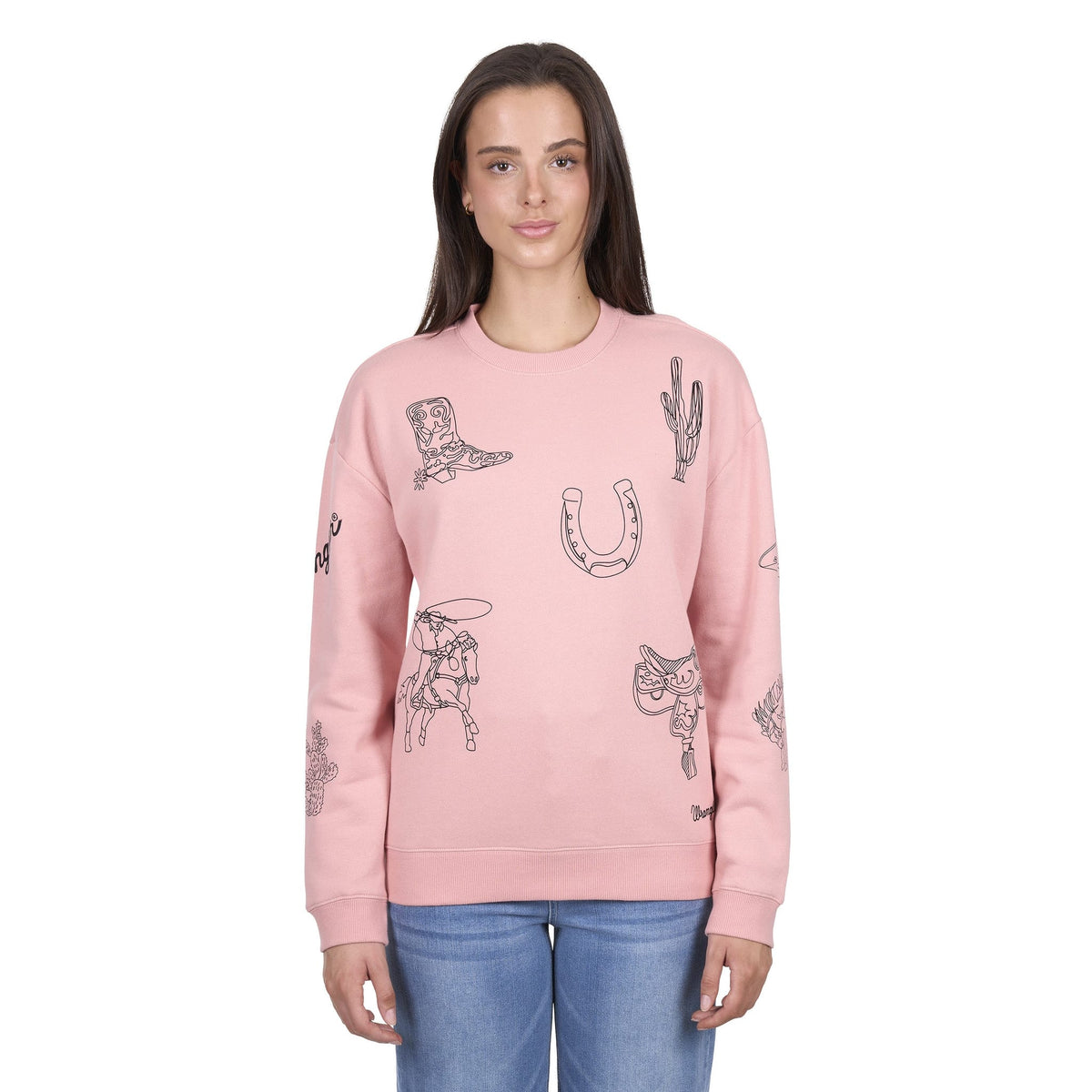 Wrangler Women's Mallory Crew Wrangler