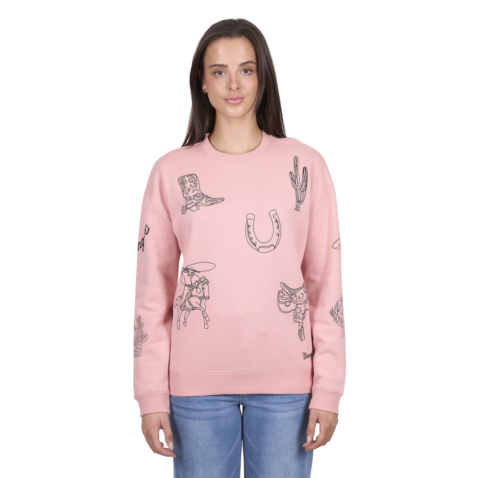 Wrangler Women's Mallory Crew Wrangler
