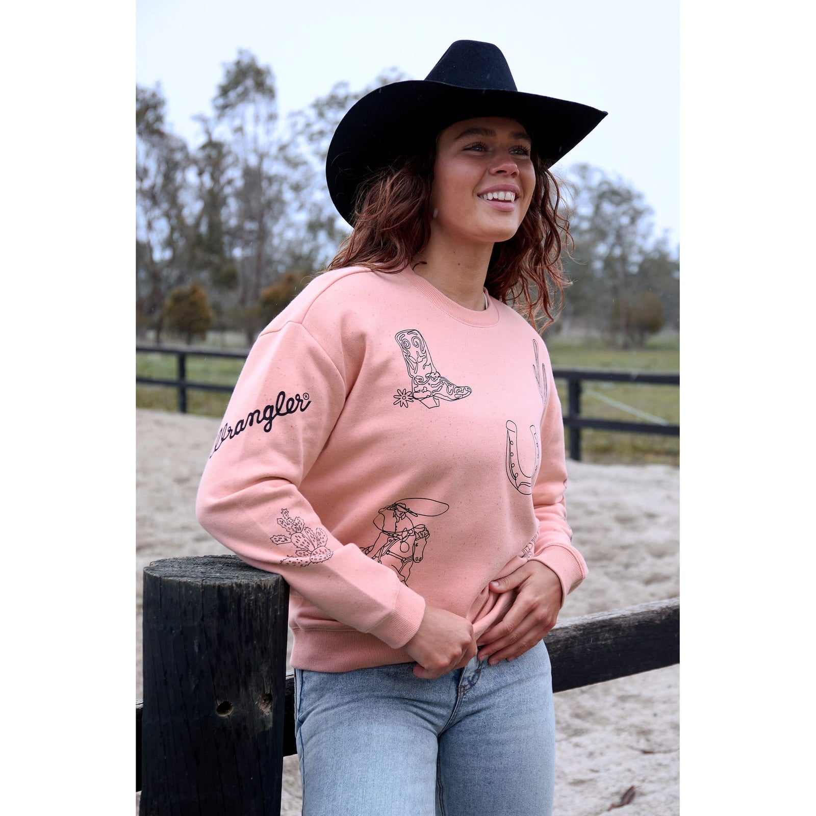 Wrangler Women's Mallory Crew Wrangler