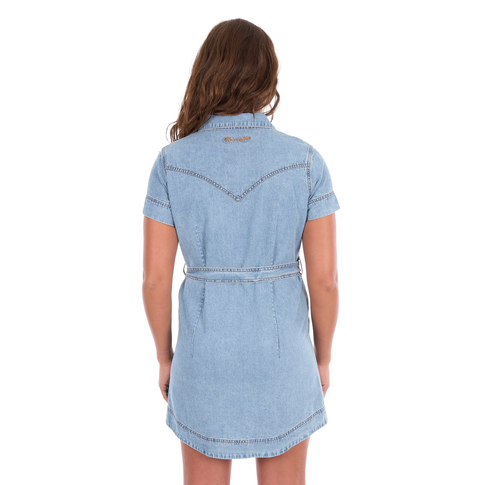 Wrangler Women's Marla Short Sleeve Denim Dress Wrangler