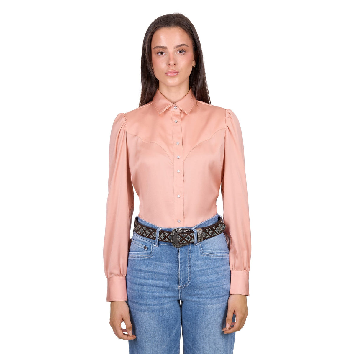 Wrangler Women's Scarlet Long Sleeve Western Shirt Wrangler