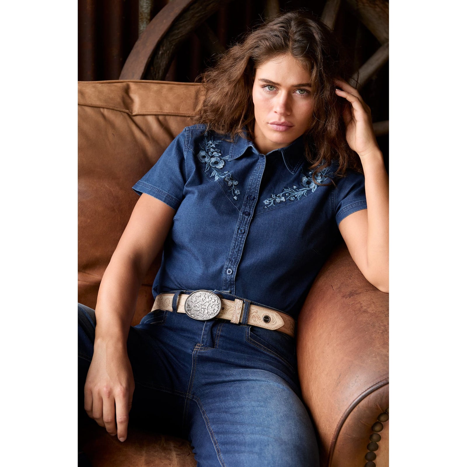 Wrangler Women's Zola Western Belt Wrangler