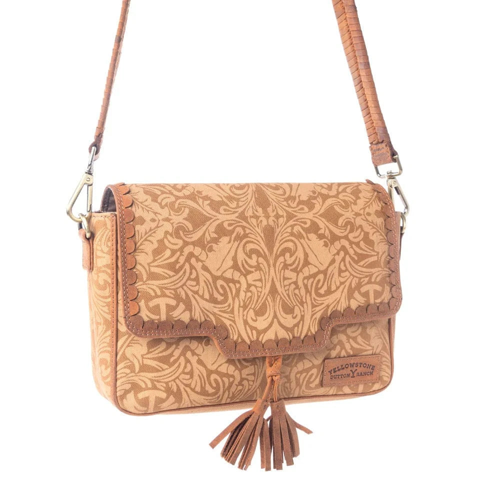 Yellowstone Sierra Amber Tassel Crossbody Bag Myra Bags
